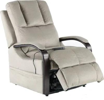 Chandler Aluminum Gray Power Reclining Lift Chair