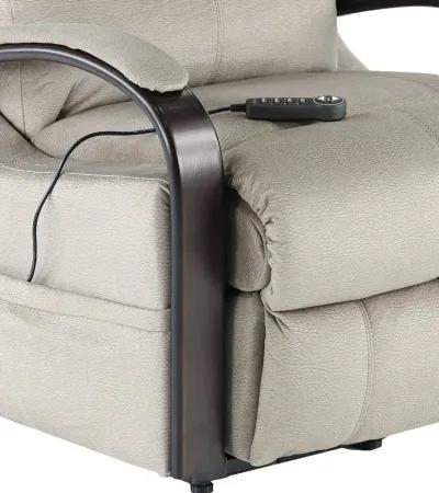 Chandler Aluminum Gray Power Reclining Lift Chair