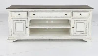 Magnolia Manor Antique White 70" TV Stand