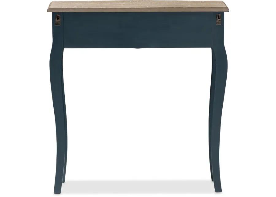 Provincial Blue Spruce Finished Console Table - Mazarine