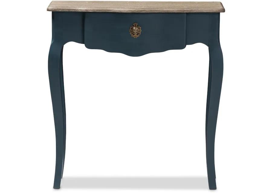 Provincial Blue Spruce Finished Console Table - Mazarine