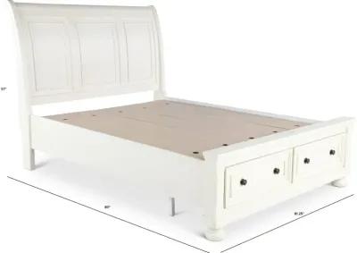 Stella Off-White King Storage Bed