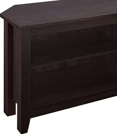 Whitney Espresso 58 Inch Corner TV Stand - Walker Edison