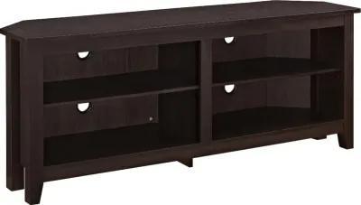 Whitney Espresso 58 Inch Corner TV Stand - Walker Edison