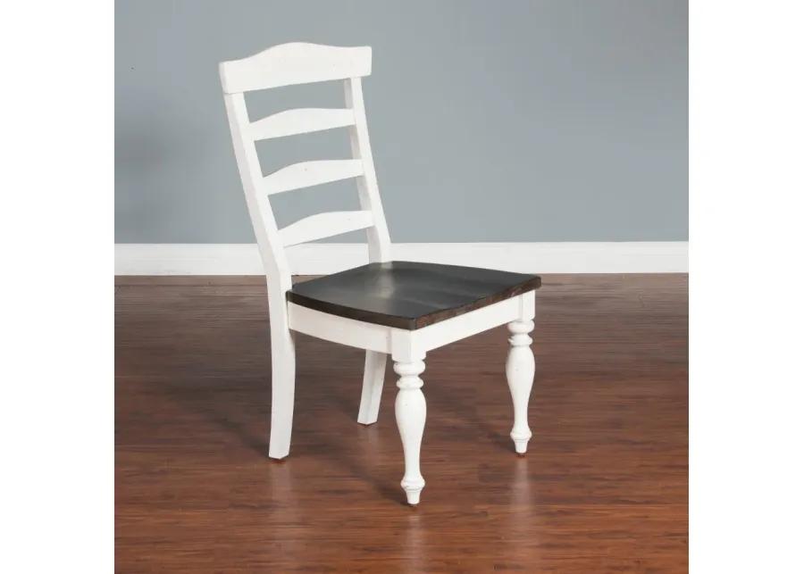 Bourbon County White Two-Tone Dining Chair