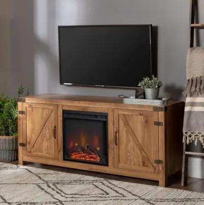 Michael Brown 58" Fireplace TV Stand - Walker Edison