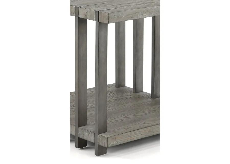 Eldridge Weathered Gray End Table