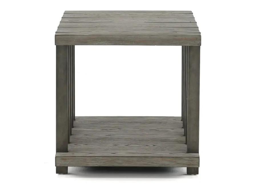 Eldridge Weathered Gray End Table