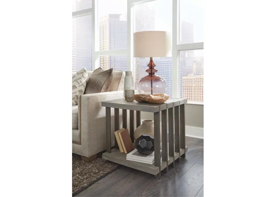 Eldridge Weathered Gray End Table