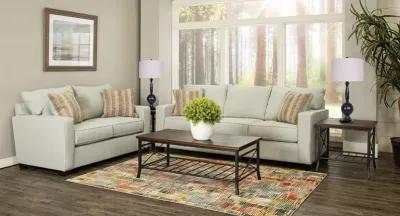 Gavin Sky Gray 7 Piece Living Room Set with Sofa Bed