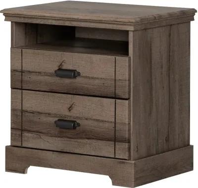 Classic Cottage Oak Brown Nightstand - South Shore