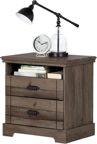 Classic Cottage Oak Brown Nightstand - South Shore