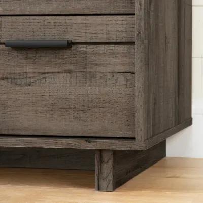 Modern Fall Oak Brown Chest of Drawers - South Shore