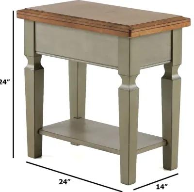 Barnwell Two Tone Side Table