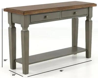 Barnwell Two Tone Console Table