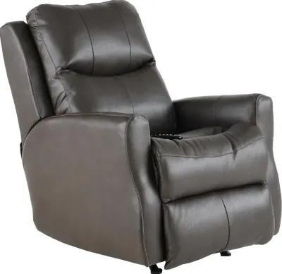 Jack Fossil SoCozi Leather-Match Rocking Power Recliner