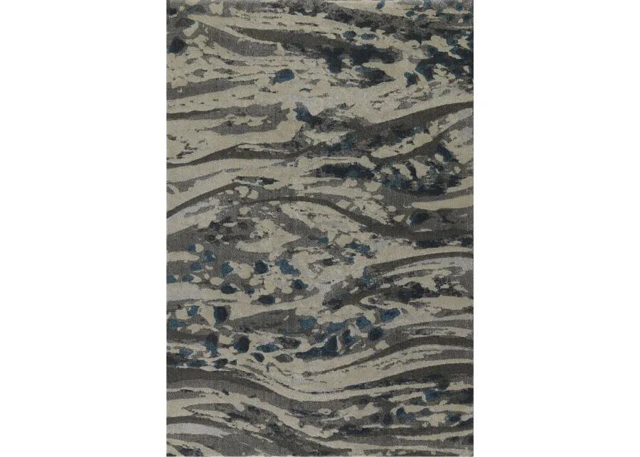 Upton 8 x 11 Contemporary Pewter Gray Area Rug