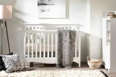 Savannah White Crib with Toddler Rail - South Shore