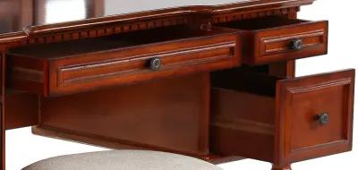 Warm Cherry Traditional Vanity Set