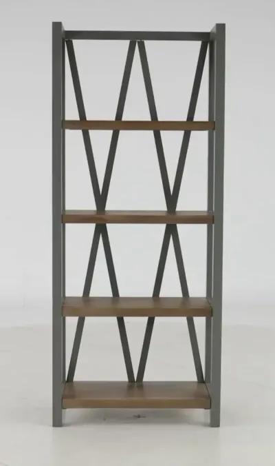 Amy Dove Gray Bookcase