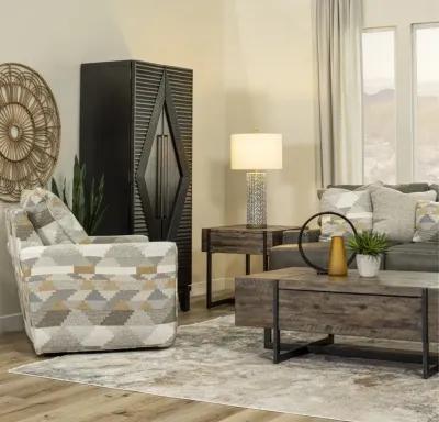 Modern Timber Brown Wood End Table