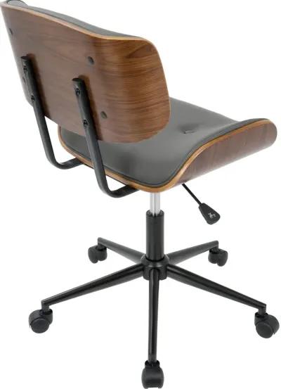 Lombardi Gray Office Chair