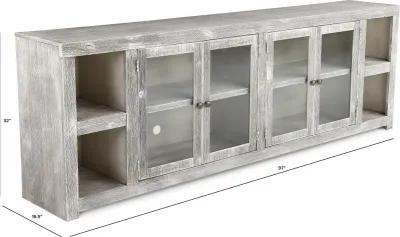 Avery Loft Limestone Gray 97" TV Stand