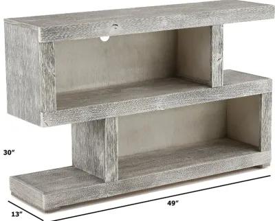 Avery Loft Limestone Gray Sofa Table