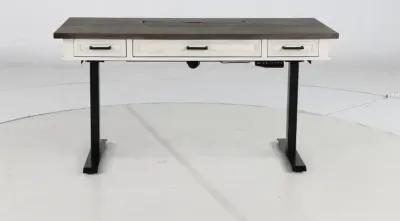 Caraway Antique White 60 inch Standing Desk