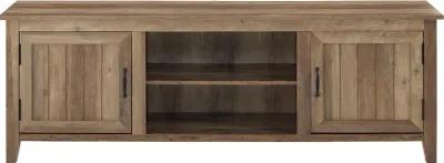 Carin Rustic Oak 70 Inch Wood TV Stand - Walker Edison