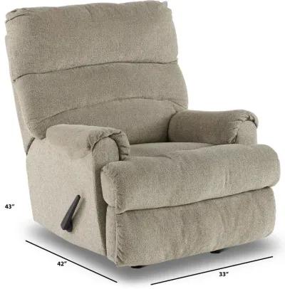 Manfort Tan Rocker Recliner