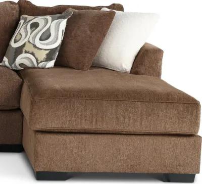 Tranquility Brown 3 Piece Sectional