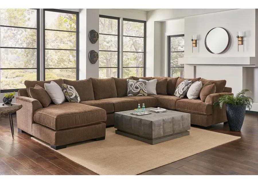 Tranquility Brown 3 Piece Sofa Bed Sectional