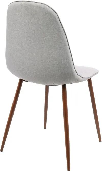 Mid Century Light Gray Dining Room Chair (Set of 2) - Pebble