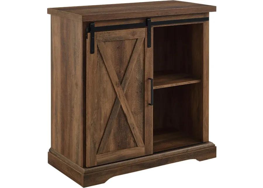 Carolina Rustic Oak Farmhouse Buffet Cabinet - Walker Edison