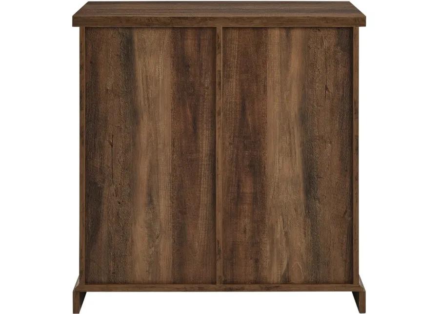 Carolina Rustic Oak Farmhouse Buffet Cabinet - Walker Edison