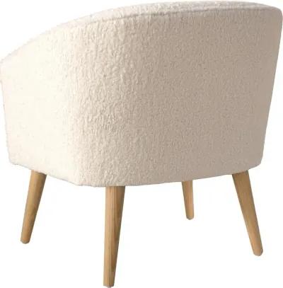 Deco Natural Faux Sheepskin Accent Chair - Skyline Furniture