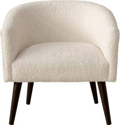 Deco Natural Faux Sheepskin Accent Chair - Skyline Furniture