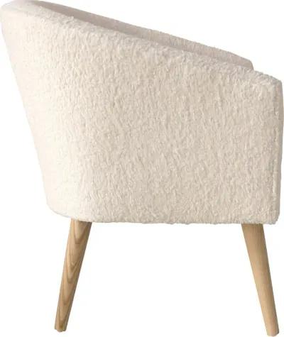 Deco Natural Faux Sheepskin Accent Chair - Skyline Furniture