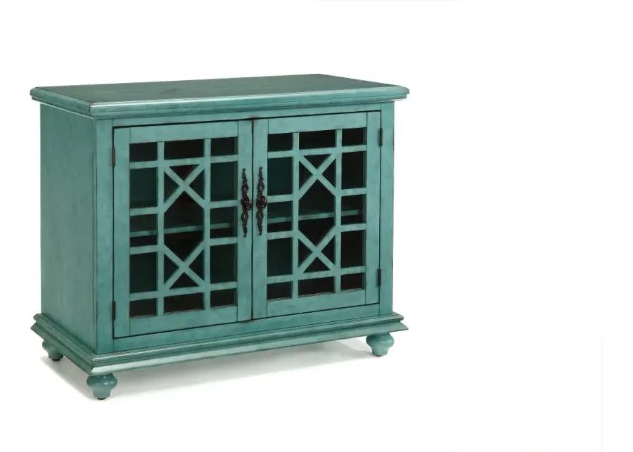 Casual Teal 38 Inch TV Stand - Jules