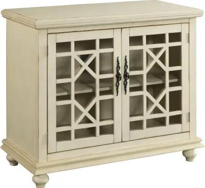 Jules Antique White 38 Inch TV Stand