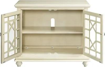 Jules Antique White 38 Inch TV Stand