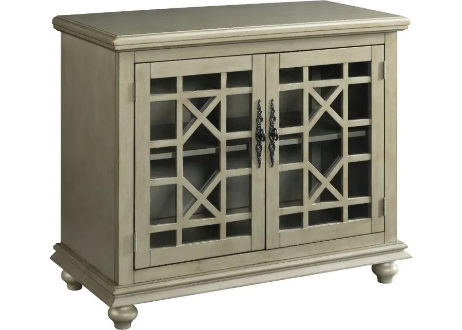 Jules Silver 38 Inch TV Stand