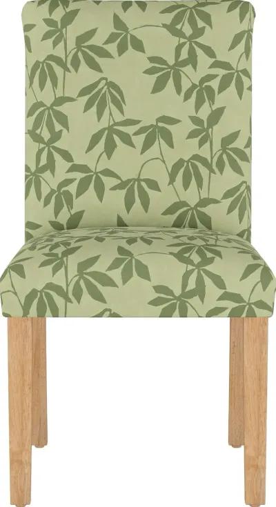 Jennifer Floral Sage Upholstered Dining Chair - Skyline Furniture