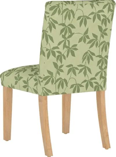 Jennifer Floral Sage Upholstered Dining Chair - Skyline Furniture