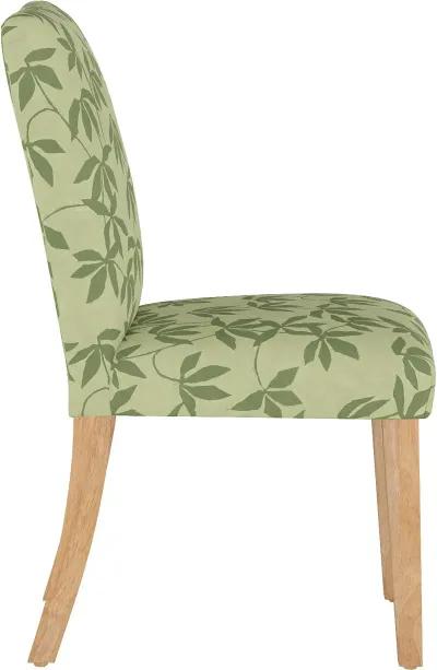 Jennifer Floral Sage Upholstered Dining Chair - Skyline Furniture