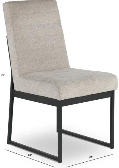 Eden Beige Upholstered Dining Room Chair