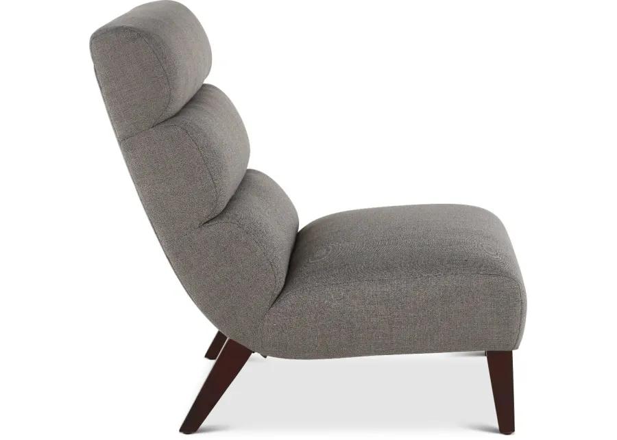 Effie Smoke Gray Accent Chair