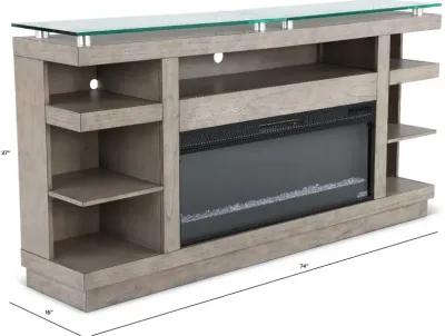 Celino 74" Fireplace TV Stand