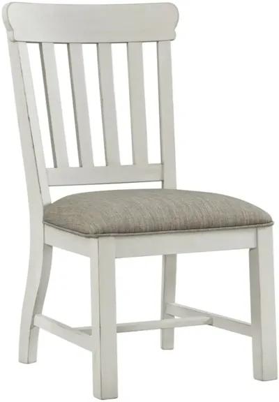 Drake White Upholstered Dining Chair